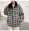 Men's Trendy Lambswool Jacket: Winter Street Style, Loose Fit, Double-Sided, Versatile Casual Coat