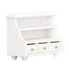 Miniature Cabinet Pure White Edge Lovely Storge Cabinet for Bathroom Decoration