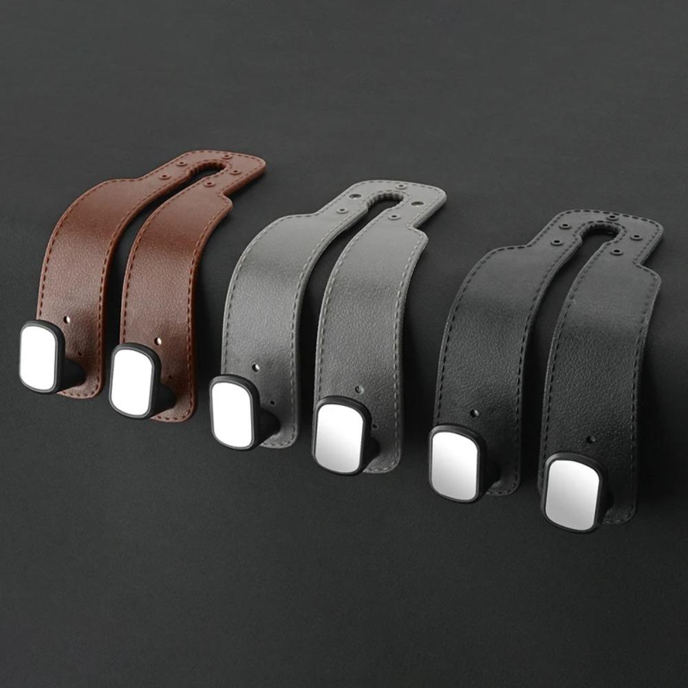 Double Hook Car Seat Back Hanger Organizer Storage Solution Rear Backrest Accessory for Vehicle Interior