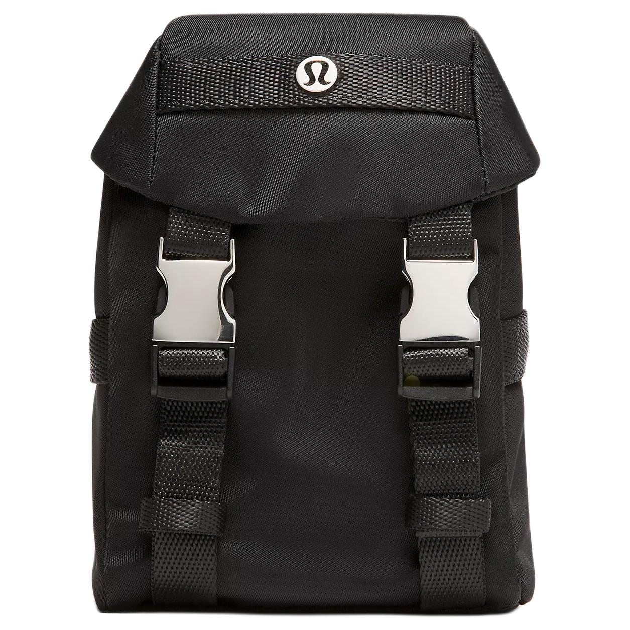 Lululemon Wunderlust Logo Nylon Polyester Wallet Unisex Wallet Black LU9CY9S-0001 Black