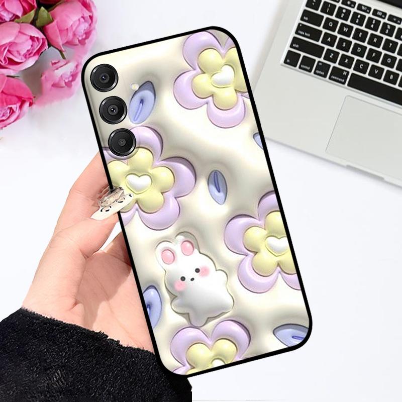 For Samsung A16 Case A16 4G 5G Color Printing Shockproof Silicone TPU Phone Cover For Galaxy A15 Cute Astronaut Bumper Capa