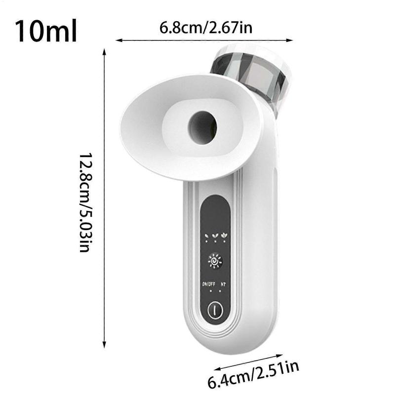 Dampfgerät für trockene Augen, Handheld-Augensprühgerät mit Warm- und Kaltkompressen-Modi, Gesichts-Augen-Entlastungs-Dampftherapiegerät zur Befeuchtung