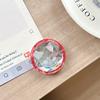 Xiaoqing Fresh Air Creative Big Round Diamond Gem Mobile Phone Airbag Holder Desktop Watching Drama Back Sticker Women'S Ring Retractable