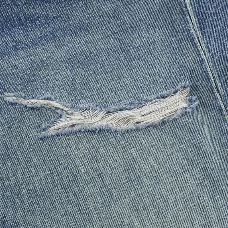 European Women's Classic Mid-Waist Loose Ripped Jeans for Spring 2026