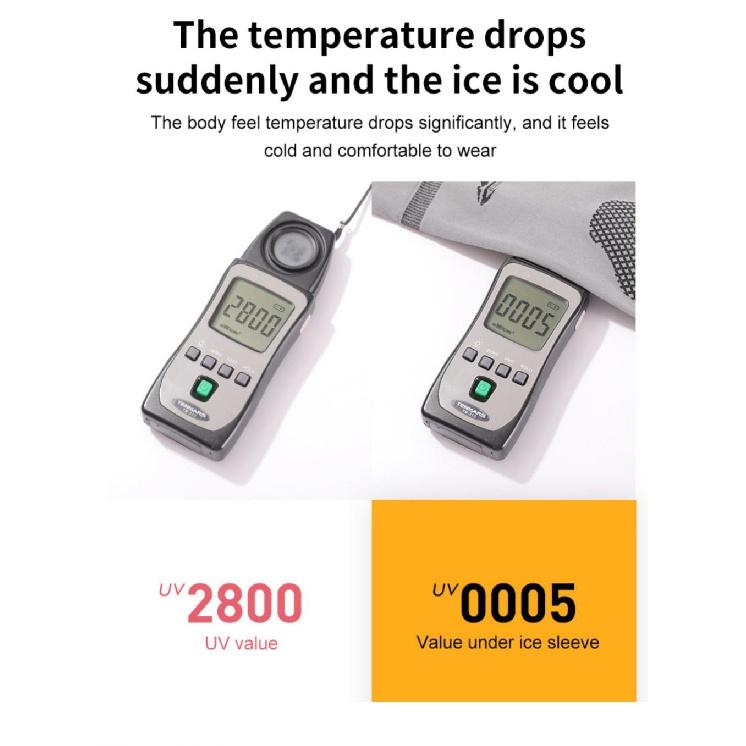 Upf50 Ice Sleeve Outdoor Uv Protection Sunscreen Arm Cover Driving Riding Cool Ice Silk Sleeve Sun Prtoction Riding Arm