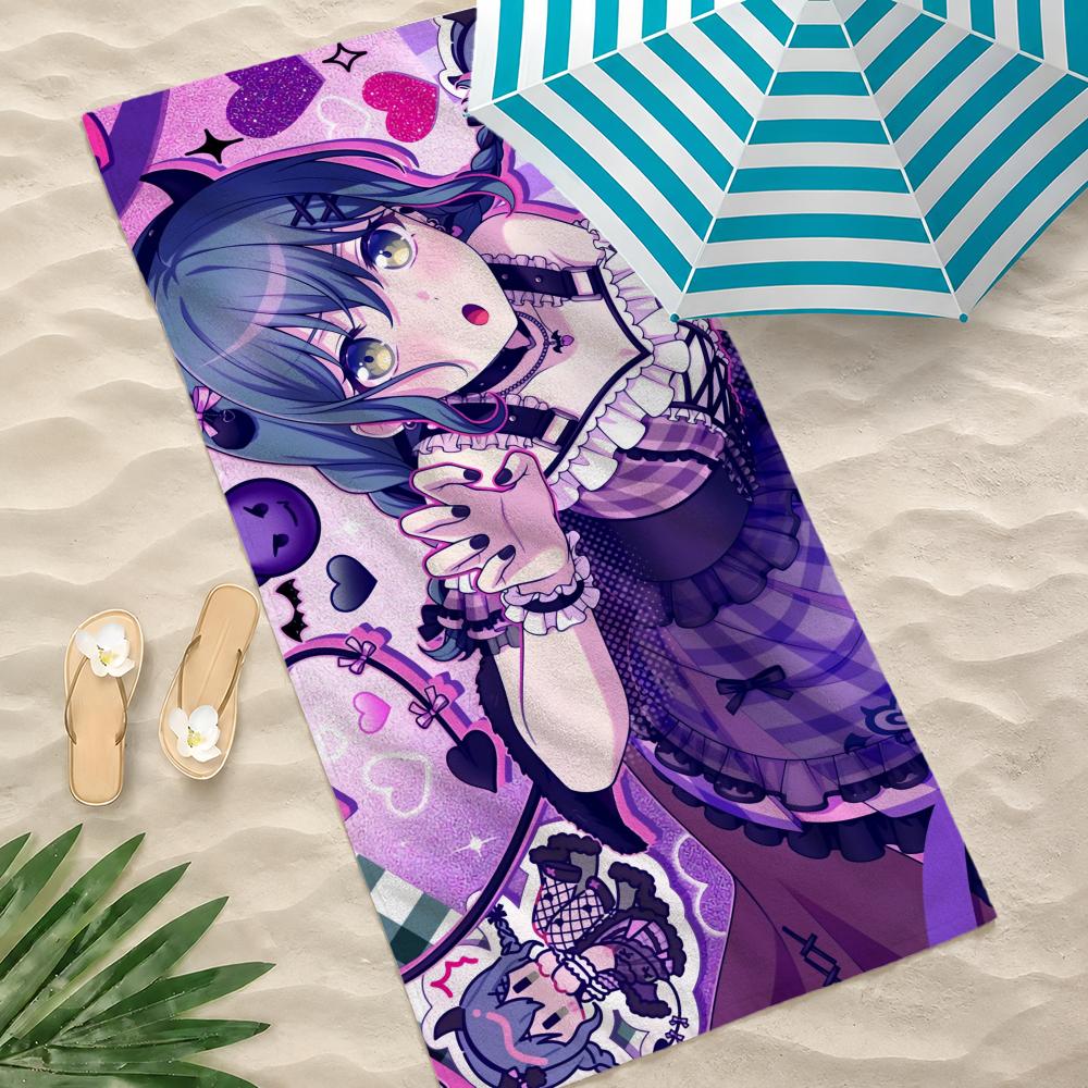 Game Yunyun Syndrome Towel Towel Beach Towel Oversized Quick Dry Towel Absorbent Soft Swim BeachTowels for Men Women