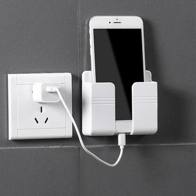 Ponsvrije afstandsbediening Mobiele telefoon opladen Wandgemonteerde doos Wandgemonteerde opbergdoos Opbergrek voor mobiele telefoons