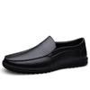 Men's Shoes 2025 Summer New Men's Waterproof and Non-slip Soft Sole Simple Wind One Pedal Comfortable Low-top Casual Leather Shoes