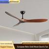 52" Retro Industrial Ceiling Fan for Living Room, Dining Room, or Office - No Light