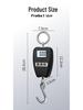Portable Electronic Hanging Scale 200kg: Handheld Hook and Hoist Scale for Express Use