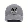 Vintage Six Seven 6 7 Meme Funny Hands Baseball Caps Unisex Distressed Denim Snapback Cap Gen-Alpha Slang Outdoor Gift Caps Hat