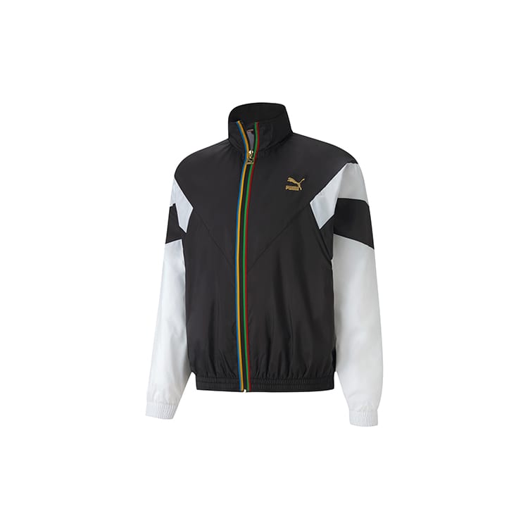 PUMA Jackets Men's Black Stand Collar Moderate Other 597610-01