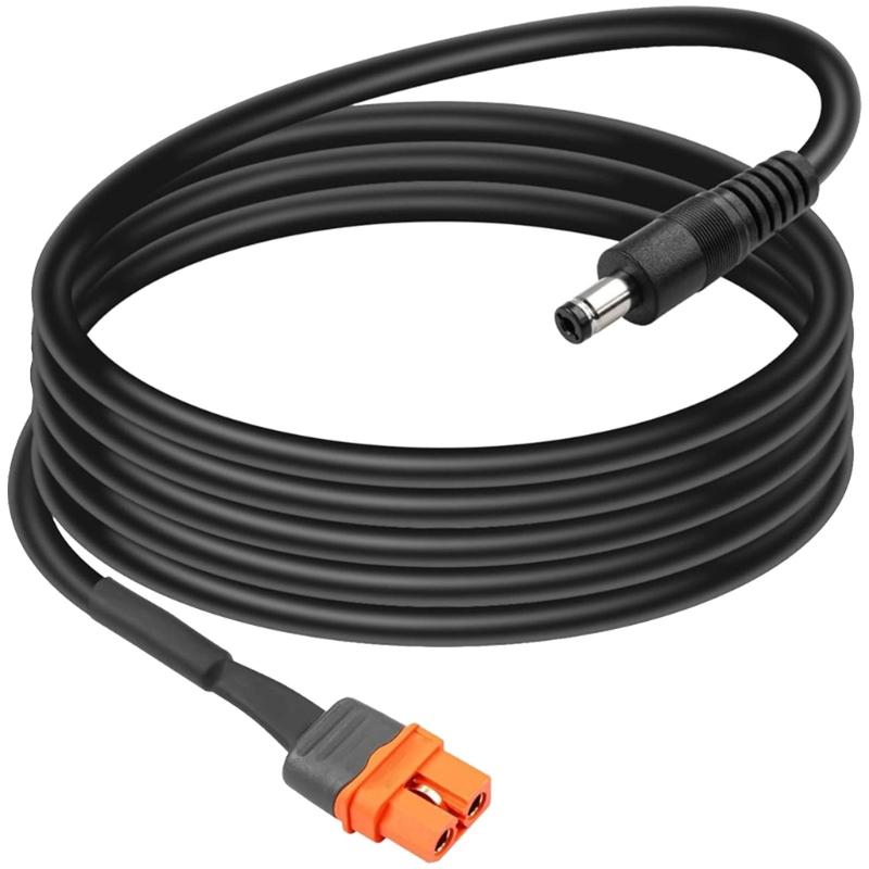 XT60i F Female To DC5521 Male Connector Adapter Cable with Signal Pin for Energy Storage Devices Signal Communication