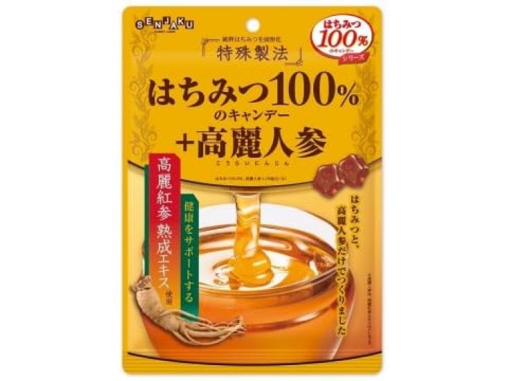 

Senjaku Ame Honpo Honey Candy Korean Ginseng 50g x 5 pieces 100% +