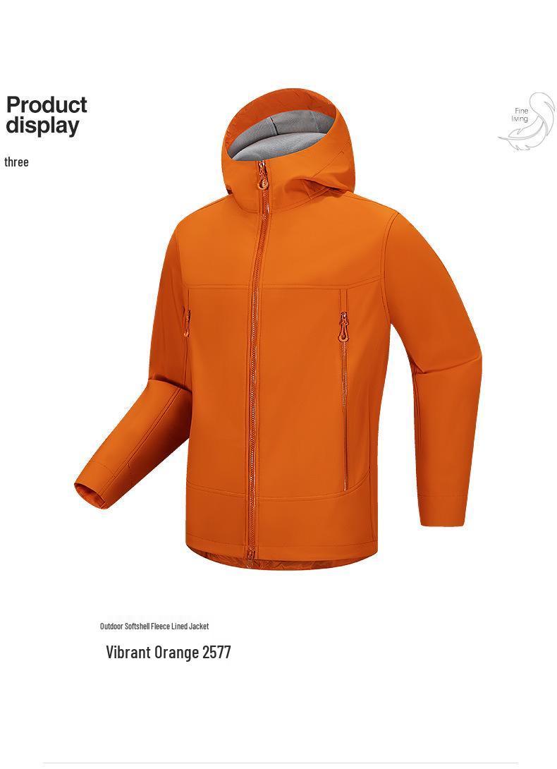 KLS Outdoor Lightweight Softshell Mountaineering Jacket - Windproof and Waterproof l