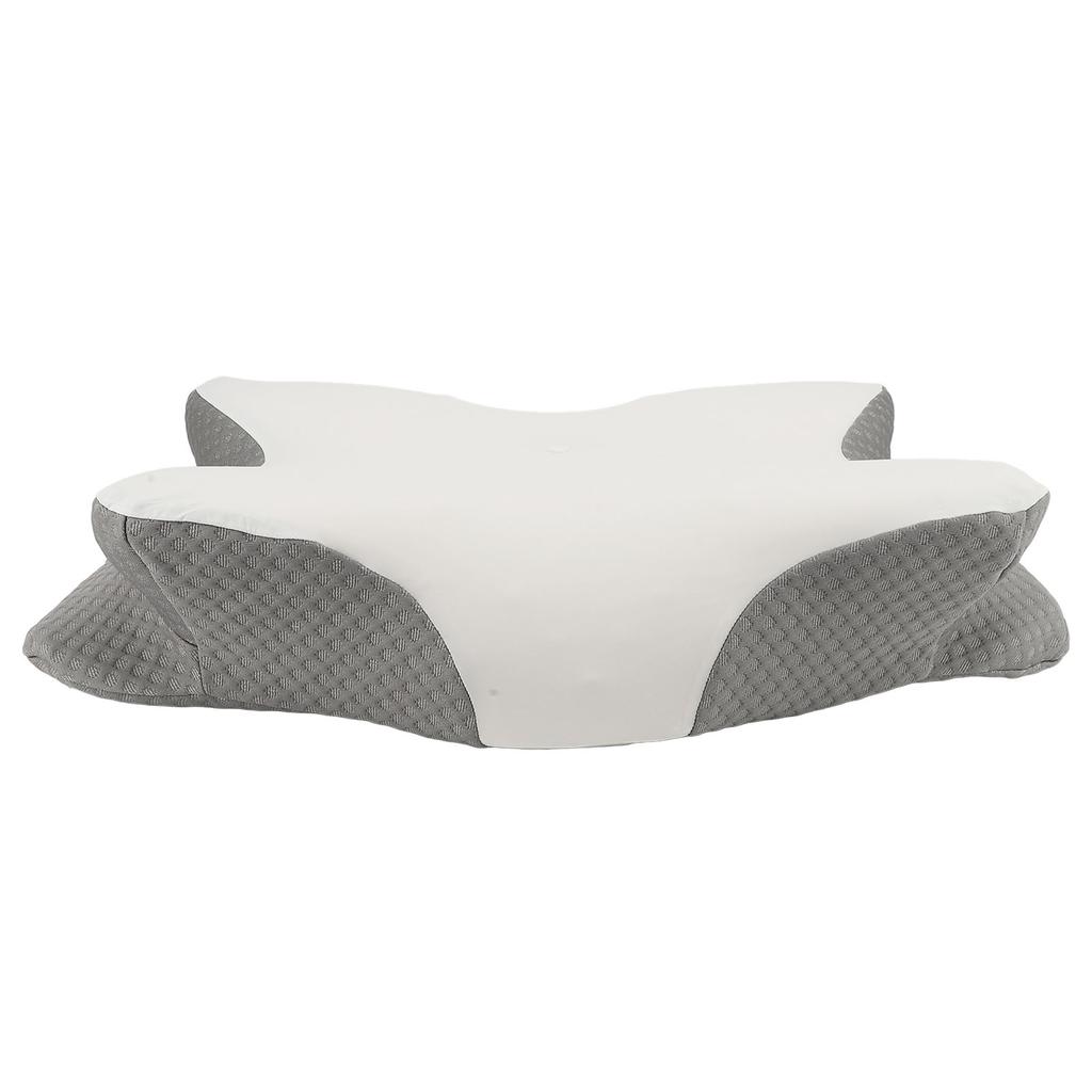 1 Pair Memory Foam Pillow Core Ergonomic Ice Silk Adult Memory Cotton Neck Support Pillow