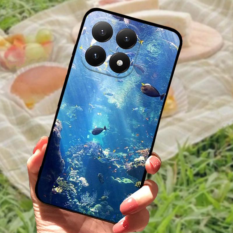 For Xiaomi 15T Case Fashion Painted Silicone Soft Protective Phone Cover For Xiaomi Mi 15 T Xiaomi15T Shockproof Bumper TPU Etui