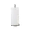Stainless Steel Paper Towel Holder Weighted Base Non-Marring EVA Side Dispenser Kitchen Countertop Organizer