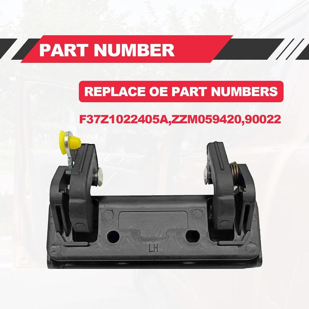 Exterior Door Handle Front Left Driver Side, Replacement For Ford Ranger 1993-2003; Mazda B2300 B2500 B3000 B4000 1994-2000 Replaces #90022,