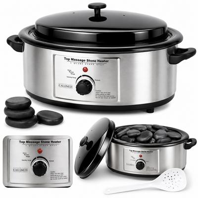 Massage Stone Heater 6L Stainless Steel 750W Temperature Control