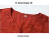 Ethnic Style Cotton Linen Two-Piece Set for Elderly Women - T-Shirt & Pants Summer Outfit