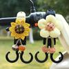 Blumen Roller Lenkerhalterung Haken Verstellbares Gurtband Robuster Roller Elektrofahrrad Lenkergriff Aufhänger mit Doppelhaken
