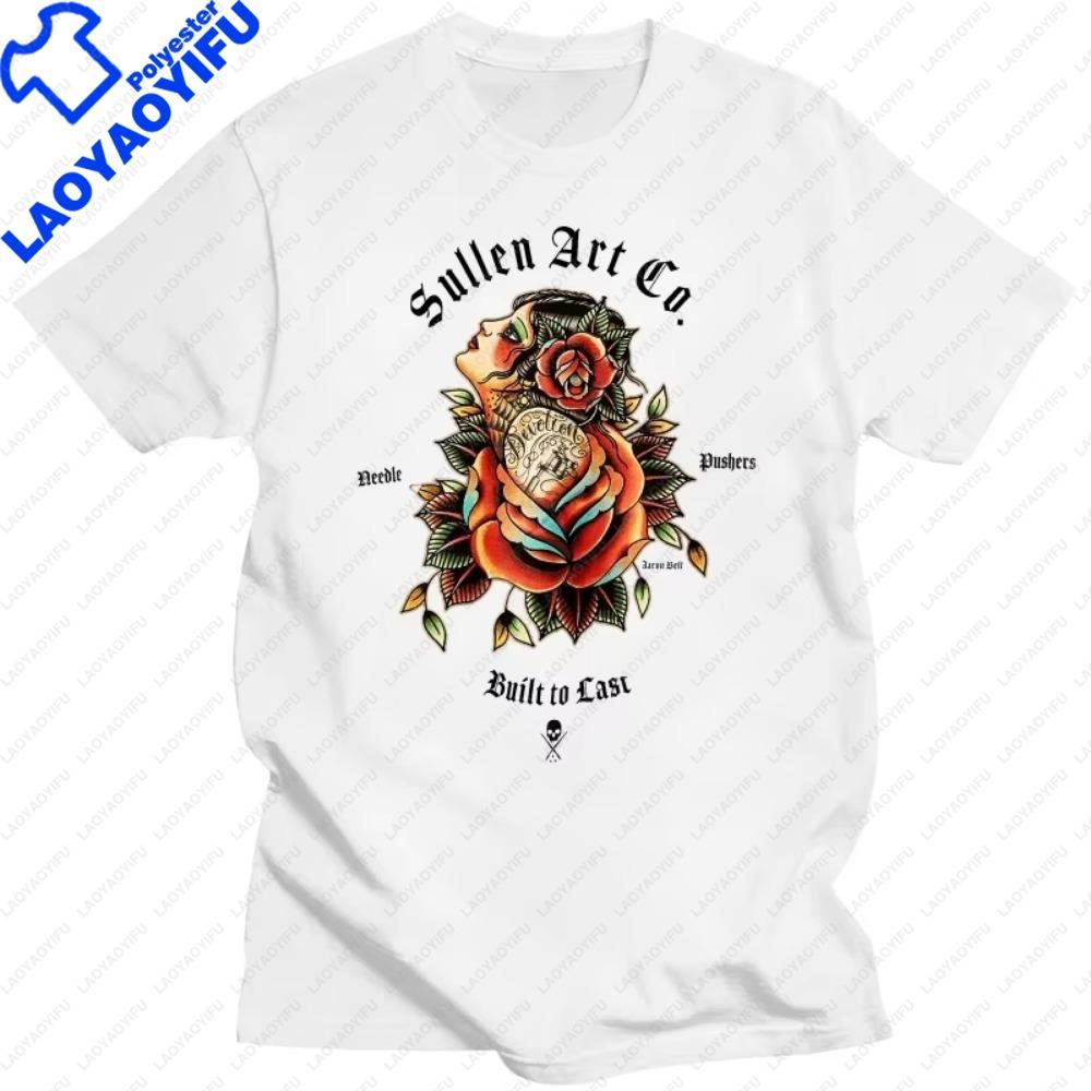 

Sullen Traditions Gypsy Antique White Tattoo Artist Premium Printed Tshirt Vintage Woman Man Summer Pattern Shirt Shortsleev S
