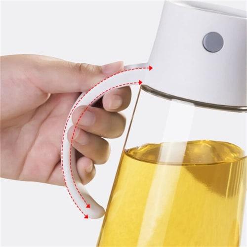 Huiyu Oil Bottle, Oil Pot, Soy Sauce Dispenser, Soy Sauce Bottle, Vinegar Bottle, Oil Dispenser, Seasoning Container, 550 ml, 1 Piece, Pink