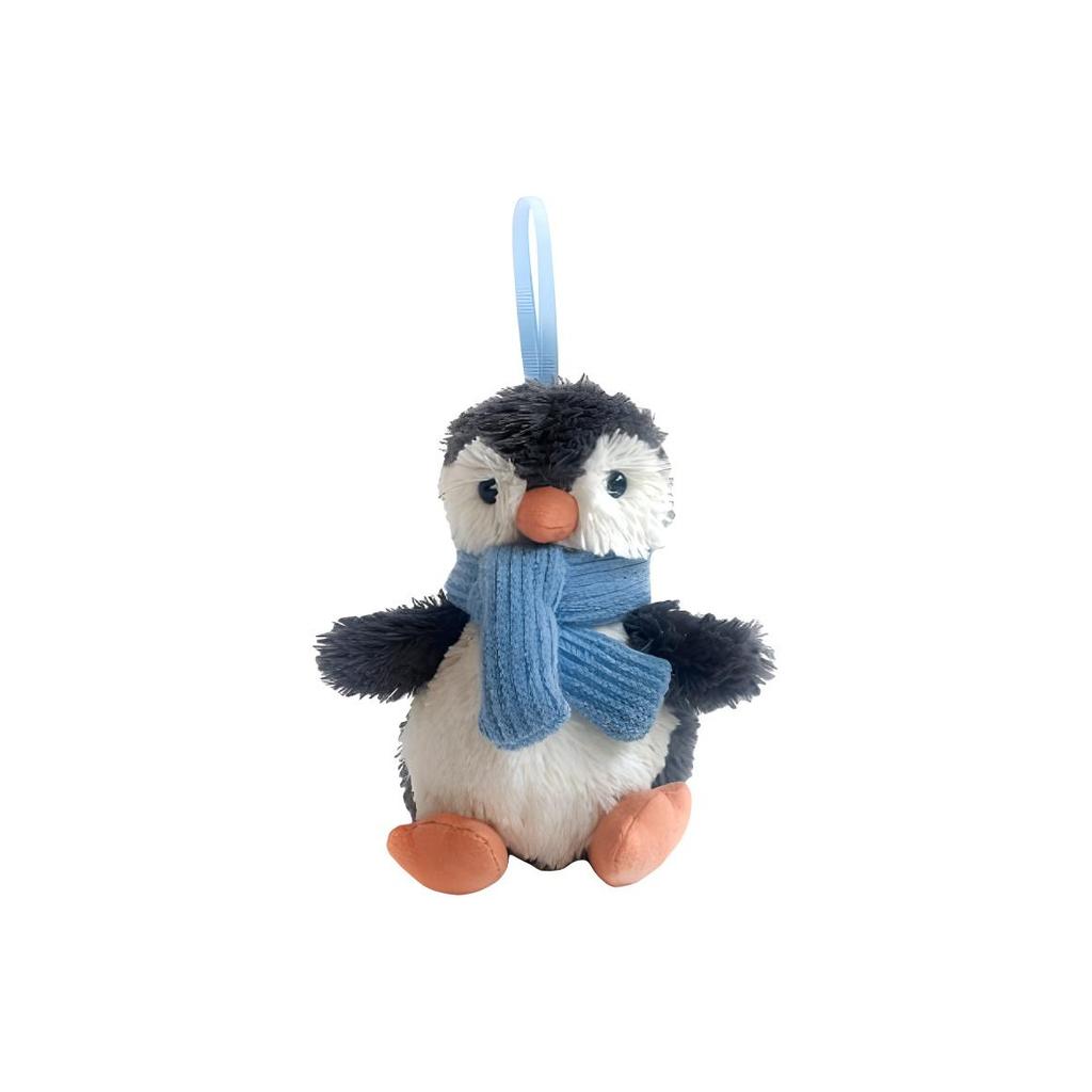 JELLYCAT Arctic and Antarctic Series Peanut Penguin Decoration Cute Plush Pendant Sitting Height 10cm