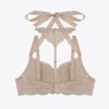 SEXY COOKIE Lovely Choker Ribbon Bra & Panty Set_Light Pink (C Type)
