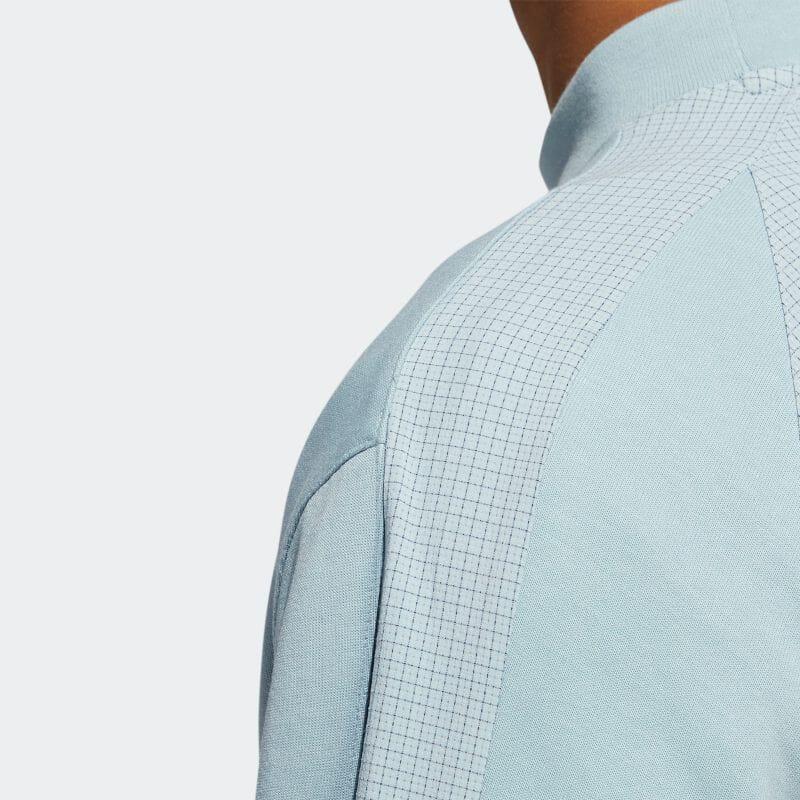 Adidas Casual Long Sleeve Sweatshirt Men Tops Blue HA0593