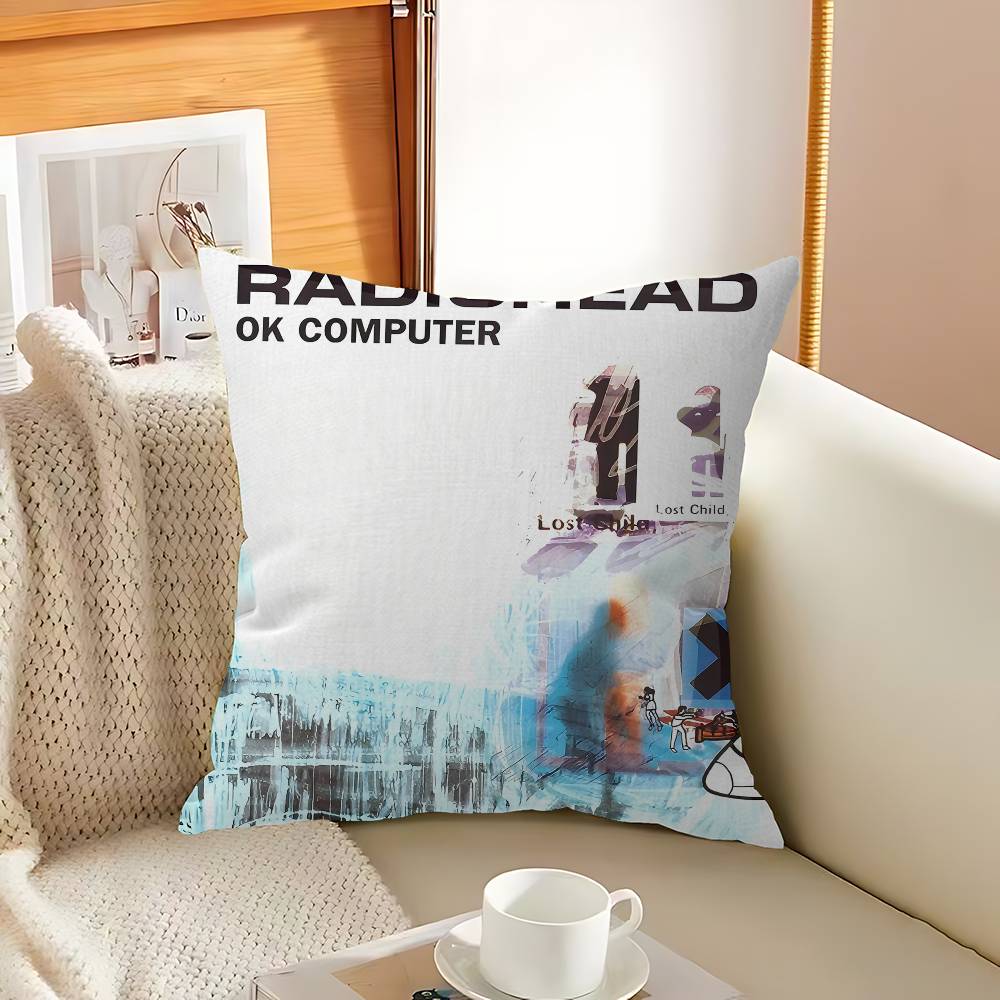 

Группа R-Radioheades Наволочка Подушка Чехол для подушки Гостиная Диван Домашний декор На заказ 12x12Inch