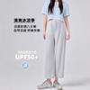 Maternity Pants Summer Wear Thin Ice Pants New Summer Does Not Restrain the Belly Casual Wide-leg Pants Summer Wear