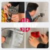 Creative Square Hole Cutter for Electrical Box, Fast Wall Square Hole Puncher - for Electric Hammer, for Installing Switch Box Socket