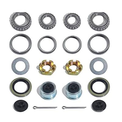 Heavy Duty Boats Trailer Axles Bearing Kit 2 Sets 20 Pieces for 3500lbs #84 Spindle L68149 L68111 L44649 L44610 171255TB