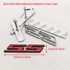 3D Metal SS Logo Sticker Front Grill Emblem Badge For Chevrolet Onix Blazer lumina Camaro Cruze Travers Monza Car Accessories