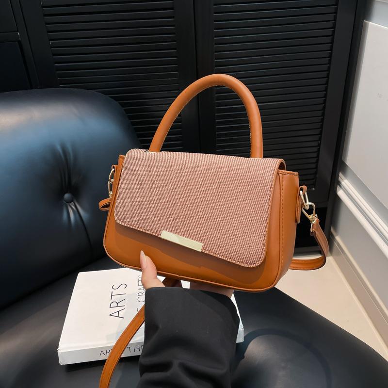 Trendy Texture, Personalized Design, New Style, Fashionable and Simple, Casual Temperament, Commuting Shoulder Crossbody Handbag