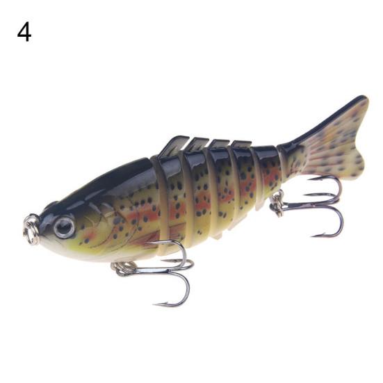 10cm Multi Jointed Fishing Artificial Lifelike Lure Wobbler Swim Bait Tackle