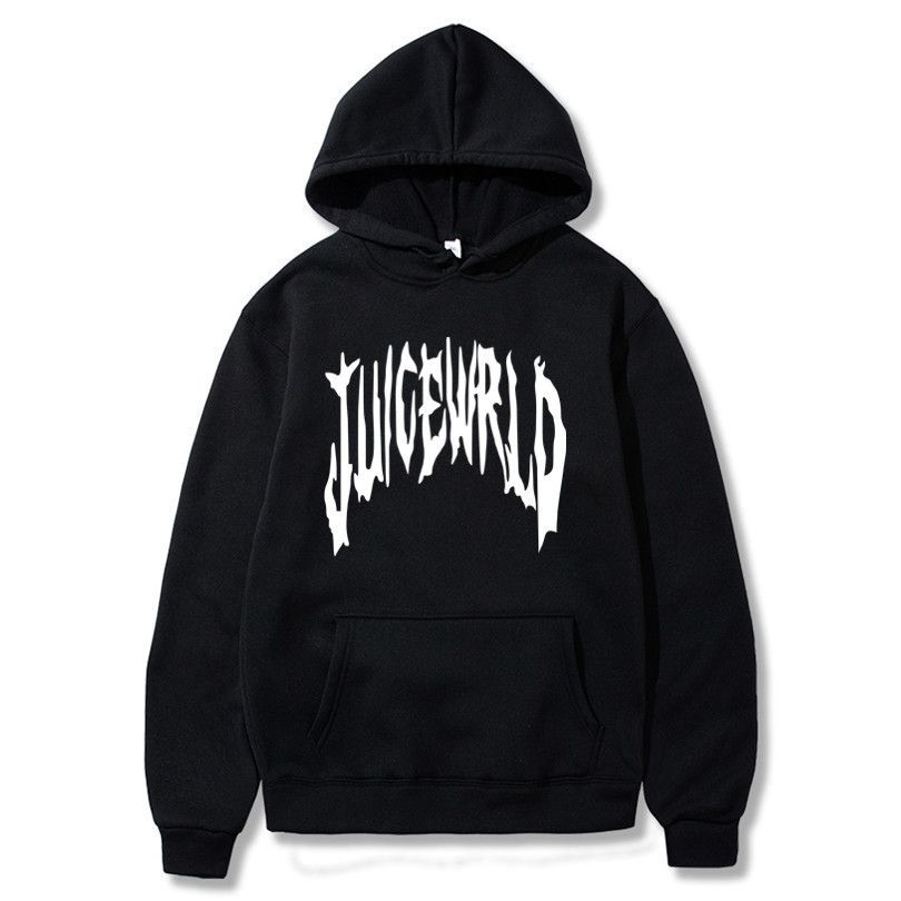 Sudadera con capucha con estampado de letras Rapper Juice Wrld 999 ropa deportiva informal de moda Y2k para mujer Sudadera