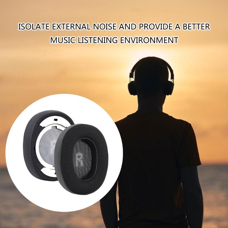 Soft Sponge Ear Cushions Replacement For E55BT Headphones Improved Noise Isolation And Long Lastings Comfort