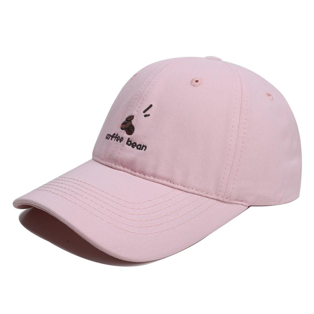 Baseball Cap Men's /Women's Dome Hat Soft Top Cap Summer Casual Sun Protection Letter COFFEE BEAN Hat Adult Caps Streetwear