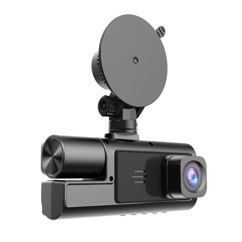 A20 Triple-Lens HD Night Vision 2-Inch Driving Recorder - 1080p In & Out Car DVR