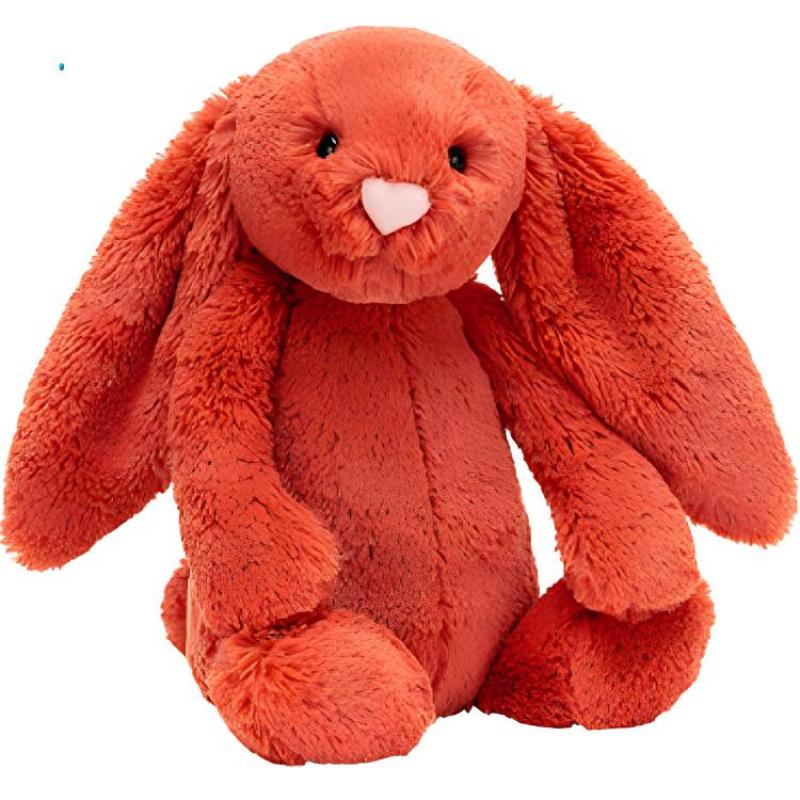 

JELLYCAT Bonnie Rabbit Series Shy Orange Soothing Doll Plush Doll 18cm/31cm Height 18 cm