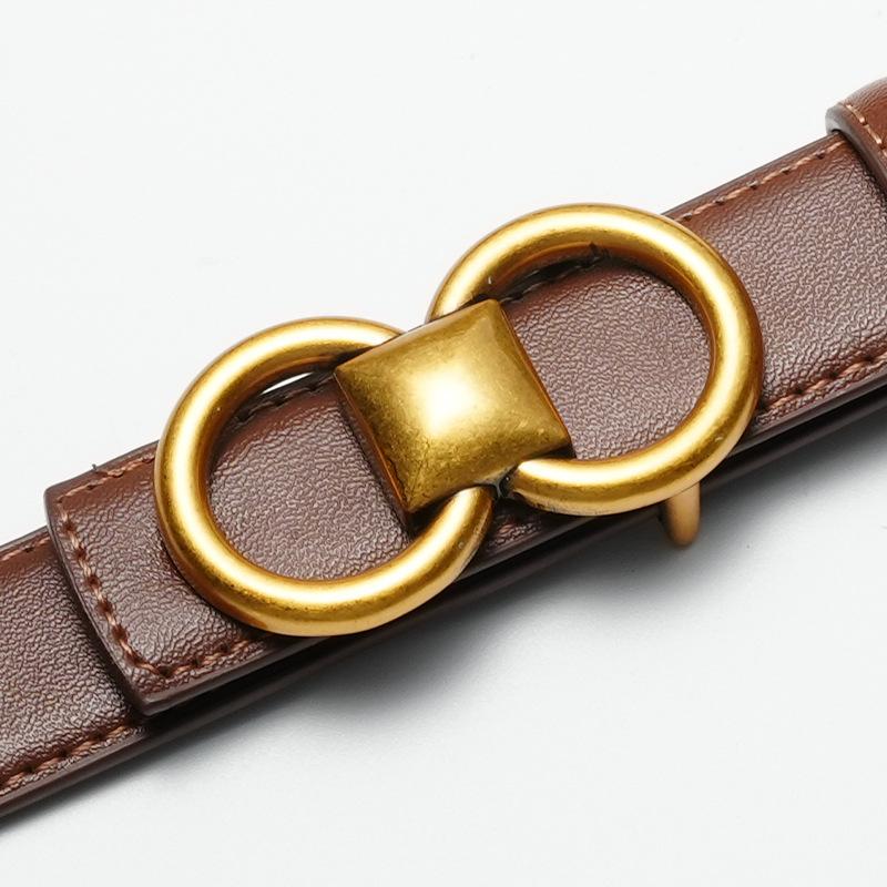 

Женский ремень с гладкой пряжкой, новый тонкий ремень, женское платье, декоративная юбка, универсальные женские брюки 105cm