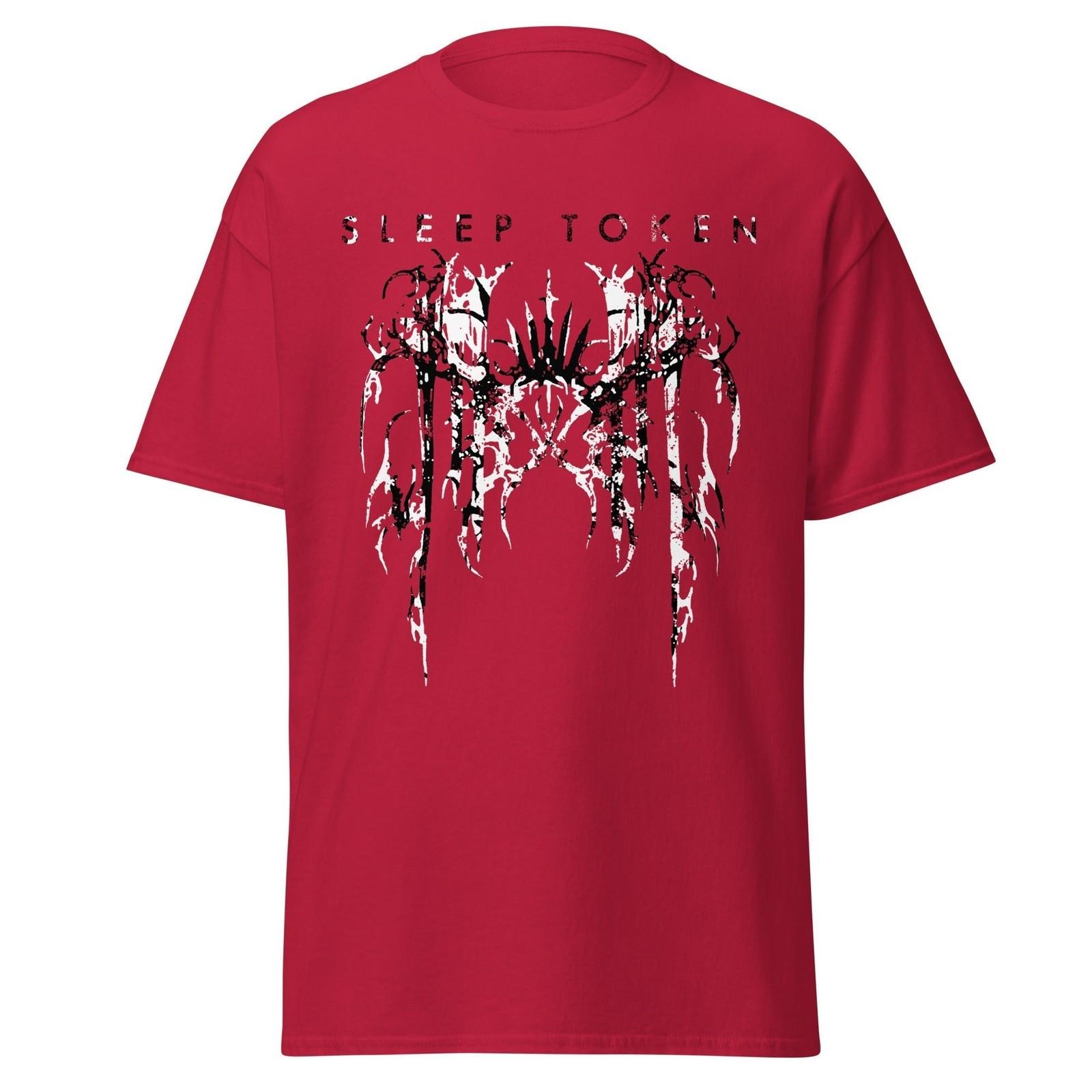 Stakes Sleep Token Drip Jumbo Print T-Shirt T-Shirt Red New M