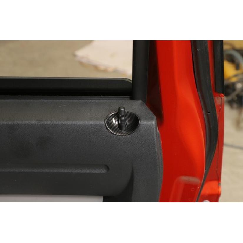 Carbon Fiber Inner Door Lock Bin Trim Cover For Dodge Nitro 2007-12 Accessories