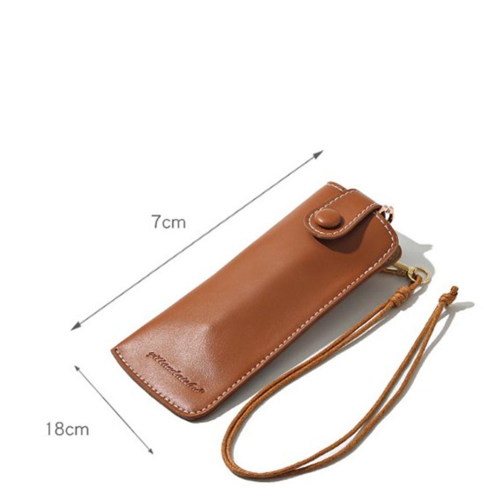 Odolné kožené pouzdro taška pouzdro na brýle jednobarevné ochranné pouzdro taška na sluneční brýle