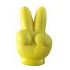 Hand Gesture Car Antenna Ball, Car Antenna Topper, Yellow Hand Gesture Car Antenna Decoration,