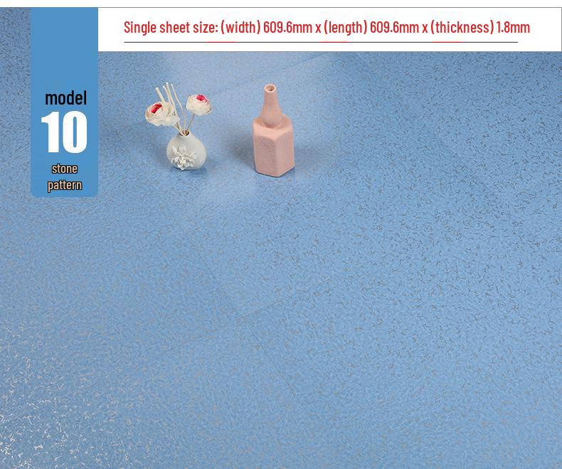 מדבקת רצפת אבן ויניל עמידה למים עם הדבקה עצמית: כיסוי PVC עבה ועמיד בפני שחיקה לחדרי שינה