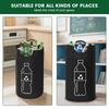 Folding Storage Bag 82L Large Capacity Empty Bottle Storage Basket Aluminum Handle Design Bottle Collector Recycling Bin 1PC